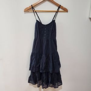 BNWOT Joe fresh black tiered criss cross sundress summer dress size 0